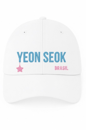 BONÉ BORDADO YOO YEON SEOK - OPÇÃO 36 - 5 DIAS ÚTEIS PARA ENVIO