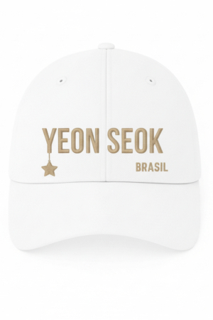 BONÉ BORDADO YOO YEON SEOK - OPÇÃO 47 - 5 DIAS ÚTEIS PARA ENVIO