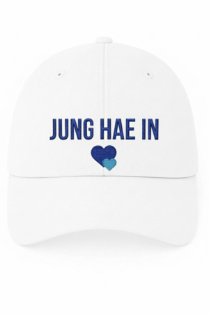 BONÉ BORDADO JUNG HAE IN - OPÇÃO 19 - 5 DIAS ÚTEIS PARA ENVIO