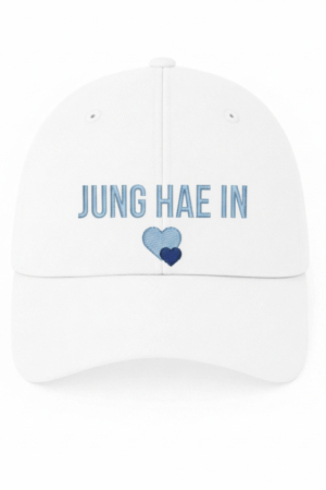 BONÉ BORDADO JUNG HAE IN - OPÇÃO 18 - 5 DIAS ÚTEIS PARA ENVIO