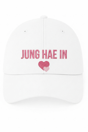 BONÉ BORDADO JUNG HAE IN - OPÇÃO 17 - 5 DIAS ÚTEIS PARA ENVIO