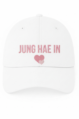 BONÉ BORDADO JUNG HAE IN - OPÇÃO 16 - 5 DIAS ÚTEIS PARA ENVIO