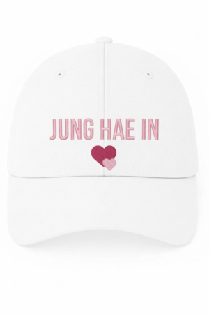 BONÉ BORDADO JUNG HAE IN - OPÇÃO 13 - 5 DIAS ÚTEIS PARA ENVIO