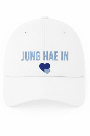 BONÉ BORDADO JUNG HAE IN - OPÇÃO 12 - 5 DIAS ÚTEIS PARA ENVIO