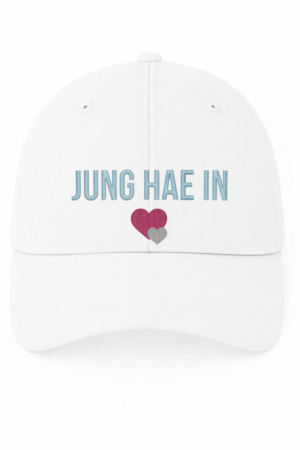 BONÉ BORDADO JUNG HAE IN - OPÇÃO 11 - 5 DIAS ÚTEIS PARA ENVIO