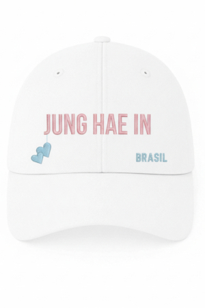 BONÉ BORDADO JUNG HAE IN - OPÇÃO 9 - 5 DIAS ÚTEIS PARA ENVIO
