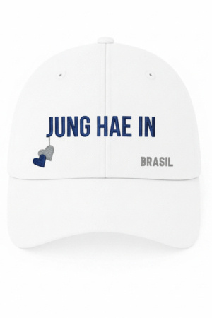 BONÉ BORDADO JUNG HAE IN - OPÇÃO 6 - 5 DIAS ÚTEIS PARA ENVIO