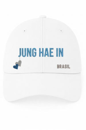 BONÉ BORDADO JUNG HAE IN - OPÇÃO 5 - 5 DIAS ÚTEIS PARA ENVIO
