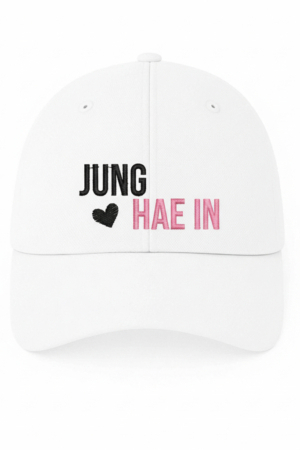 BONÉ BORDADO JUNG HAE IN - OPÇÃO 23 - 5 DIAS ÚTEIS PARA ENVIO