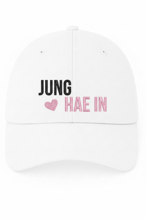 BONÉ BORDADO JUNG HAE IN - OPÇÃO 24 - 5 DIAS ÚTEIS PARA ENVIO