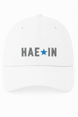 BONÉ BORDADO JUNG HAE IN - OPÇÃO 44 - 5 DIAS ÚTEIS PARA ENVIO