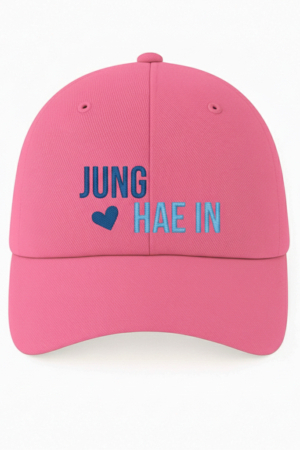 BONÉ BORDADO JUNG HAE IN - OPÇÃO 67 - 5 DIAS ÚTEIS PARA ENVIO