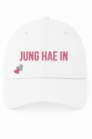 BONÉ BORDADO JUNG HAE IN - OPÇÃO 63 - 5 DIAS ÚTEIS PARA ENVIO