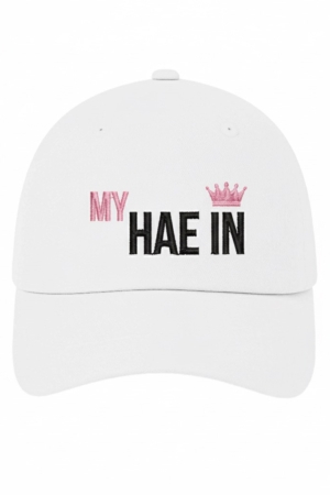 BONÉ BORDADO JUNG HAE IN - OPÇÃO 37 - 5 DIAS ÚTEIS PARA ENVIO