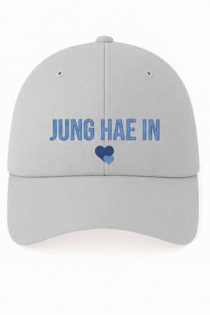 BONÉ BORDADO JUNG HAE IN - OPÇÃO 154 - 5 DIAS ÚTEIS PARA ENVIO