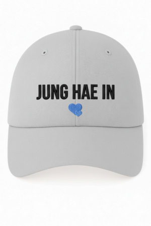 BONÉ BORDADO JUNG HAE IN - OPÇÃO 153 - 5 DIAS ÚTEIS PARA ENVIO