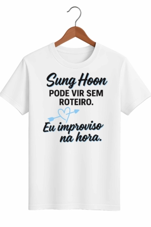 CAMISETA SUNG HOON - OPÇÃO 23 -T-SHIRT FEMININA - 2 DIAS ÚTEIS PARA ENVIO