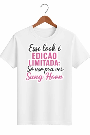 CAMISETA SUNG HOON - OPÇÃO 12 -T-SHIRT FEMININA - 2 DIAS ÚTEIS PARA ENVIO