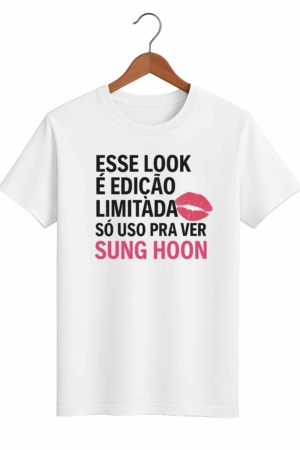 CAMISETA SUNG HOON - OPÇÃO 9 -T-SHIRT FEMININA - 2 DIAS ÚTEIS PARA ENVIO