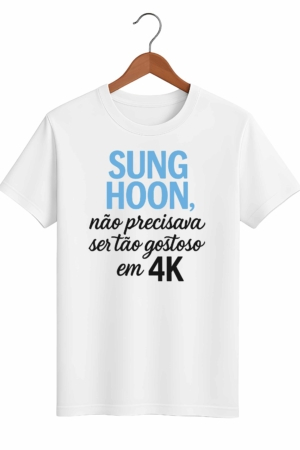 CAMISETA SUNG HOON - OPÇÃO 3 -T-SHIRT FEMININA - 2 DIAS ÚTEIS PARA ENVIO