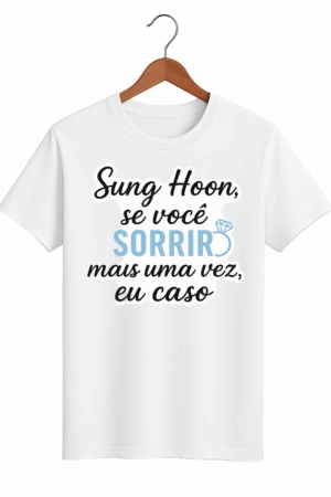 CAMISETA SUNG HOON - OPÇÃO 34 - UNISSEX - 2 DIAS ÚTEIS PARA ENVIO