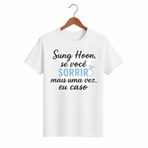 CAMISETA SUNG HOON - OPÇÃO 34 - UNISSEX - 2 DIAS ÚTEIS PARA ENVIO