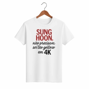 CAMISETA SUNG HOON - OPÇÃO 4 - UNISSEX - 2 DIAS ÚTEIS PARA ENVIO