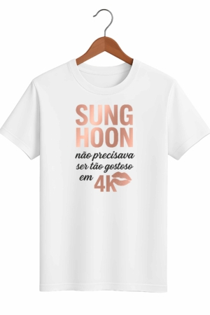 CAMISETA SUNG HOON - OPÇÃO 6 -T-SHIRT FEMININA - 2 DIAS ÚTEIS PARA ENVIO