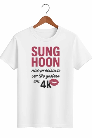 CAMISETA SUNG HOON - OPÇÃO 1 -T-SHIRT FEMININA - 2 DIAS ÚTEIS PARA ENVIO