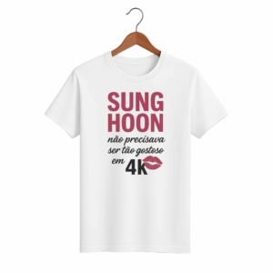 CAMISETA SUNG HOON - OPÇÃO 1 - UNISSEX - 2 DIAS ÚTEIS PARA ENVIO