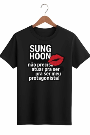 CAMISETA SUNG HOON - OPÇÃO 25  -T-SHIRT FEMININA - 2 DIAS ÚTEIS PARA ENVIO