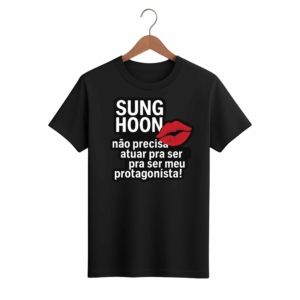 CAMISETA SUNG HOON - OPÇÃO 25 - UNISSEX - 2 DIAS ÚTEIS PARA ENVIO