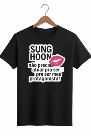 CAMISETA SUNG HOON - OPÇÃO 32 -T-SHIRT FEMININA - 2 DIAS ÚTEIS PARA ENVIO