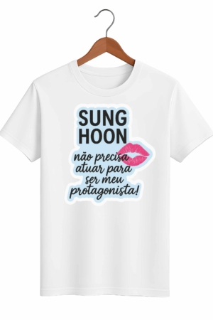 CAMISETA SUNG HOON - OPÇÃO 7 -T-SHIRT FEMININA - 2 DIAS ÚTEIS PARA ENVIO