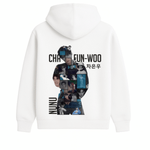 MOLETOM CANGURU CHA EUN WOO COSTAS - OPÇÃO 2 - 3 DIAS ÚTEIS PARA ENVIO
