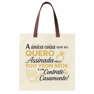 ECOBAG YOO YEON SEOK - OPÇÃO 17 - 3 DIAS ÚTEIS PARA ENVIO