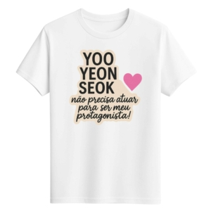 CAMISETA YOO YEON SEOK - OPÇÃO 34 -T-SHIRT FEMININA - 2 DIAS ÚTEIS PARA ENVIO