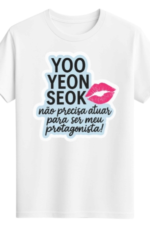 CAMISETA YOO YEON SEOK - OPÇÃO 30 - UNISSEX - 2 DIAS ÚTEIS PARA ENVIO