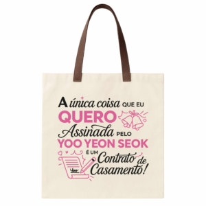 ECOBAG YOO YEON SEOK - OPÇÃO 15 - 3 DIAS ÚTEIS PARA ENVIO