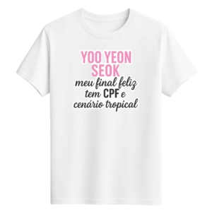CAMISETA YOO YEON SEOK - OPÇÃO 47 -T-SHIRT FEMININA - 2 DIAS ÚTEIS PARA ENVIO
