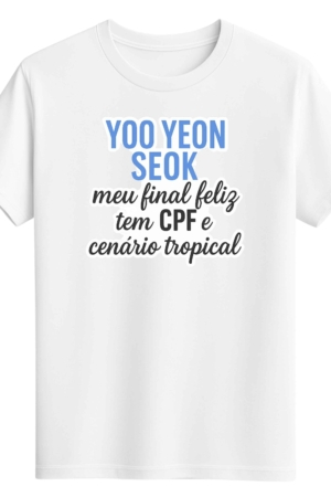 CAMISETA YOO YEON SEOK - OPÇÃO 48 -T-SHIRT FEMININA - 2 DIAS ÚTEIS PARA ENVIO