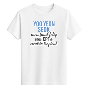 CAMISETA YOO YEON SEOK - OPÇÃO 48 -T-SHIRT FEMININA - 2 DIAS ÚTEIS PARA ENVIO