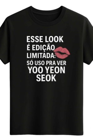 CAMISETA YOO YEON SEOK - OPÇÃO 21 -T-SHIRT FEMININA - 2 DIAS ÚTEIS PARA ENVIO