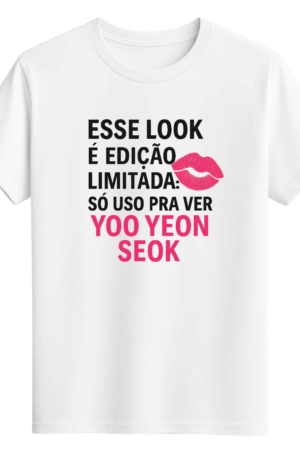 CAMISETA YOO YEON SEOK - OPÇÃO 17 - UNISSEX - 2 DIAS ÚTEIS PARA ENVIO