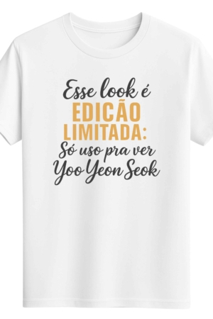CAMISETA YOO YEON SEOK - OPÇÃO 45 - UNISSEX - 2 DIAS ÚTEIS PARA ENVIO