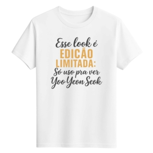 CAMISETA YOO YEON SEOK - OPÇÃO 45 -T-SHIRT FEMININA - 2 DIAS ÚTEIS PARA ENVIO