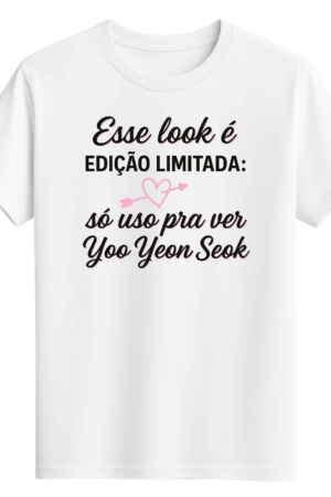 CAMISETA YOO YEON SEOK - OPÇÃO 39 - UNISSEX - 2 DIAS ÚTEIS PARA ENVIO
