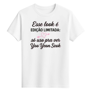 CAMISETA YOO YEON SEOK - OPÇÃO 39 -T-SHIRT FEMININA - 2 DIAS ÚTEIS PARA ENVIO