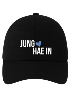 BONÉ BORDADO JUNG HAE IN - OPÇÃO 196 - 5 DIAS ÚTEIS PARA ENVIO