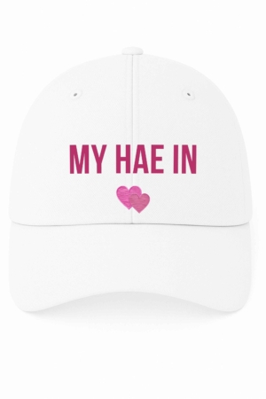 BONÉ BORDADO JUNG HAE IN - OPÇÃO 178 - 5 DIAS ÚTEIS PARA ENVIO